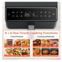 Cosori Dual Blaze 6.4L Smart+ 5x skewers and grill, Black.Picture3